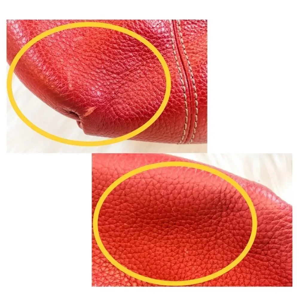 Vintage Tignanello Maroon Red Leather Hobo Bag‎